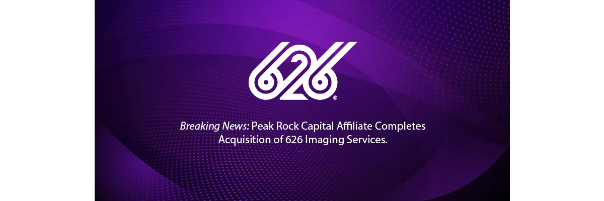 Peak Rock Capital Affiliate Completes Acquisition of 626 Imaging Services